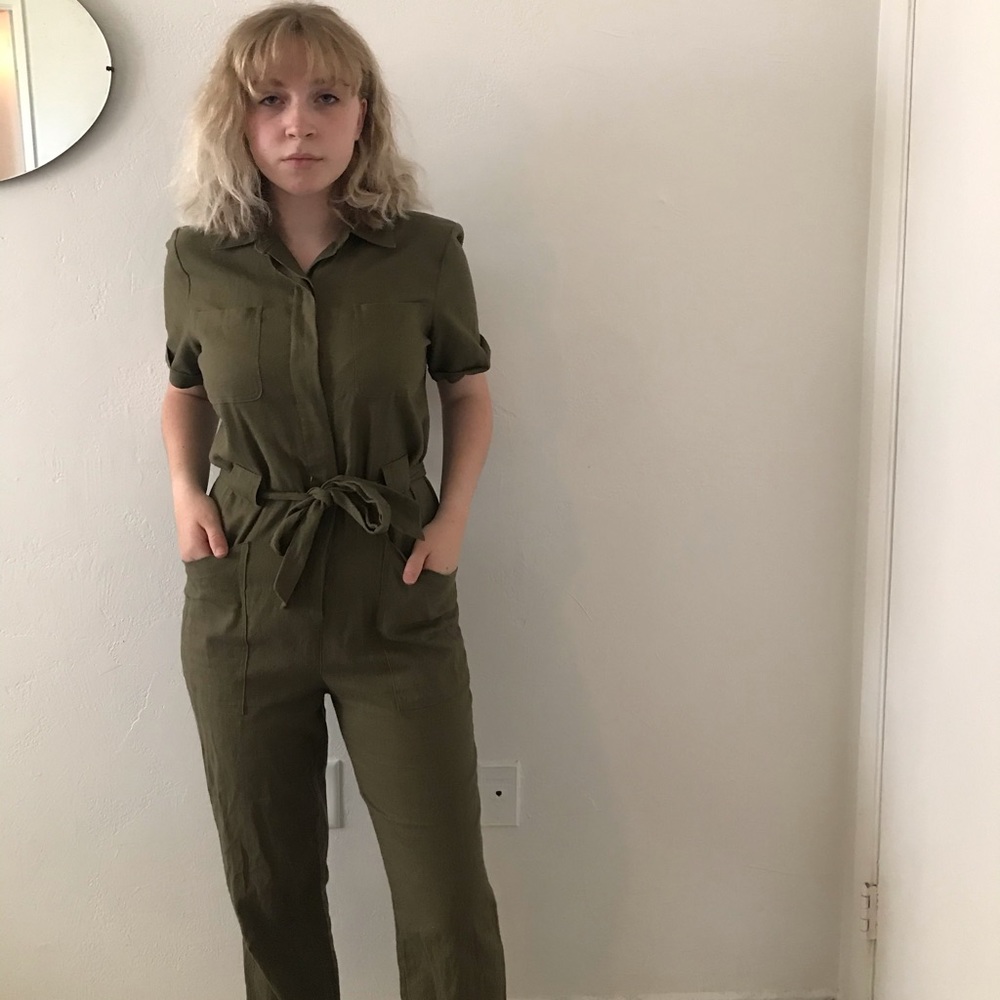 Olive Green Jumpsuit